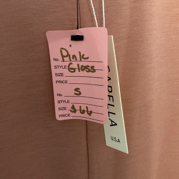 Pink stretchy jumpsuit - Picture 3 of 4